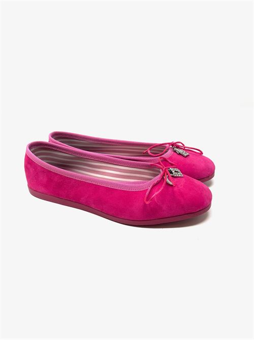 Ballerina donna con accessorio IL LACCIO | VP108CAMOSCIOFUXIA